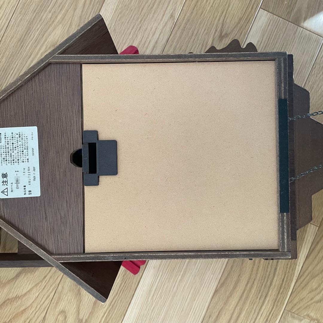 RHYTHM クク時計 ブラウン・レッド