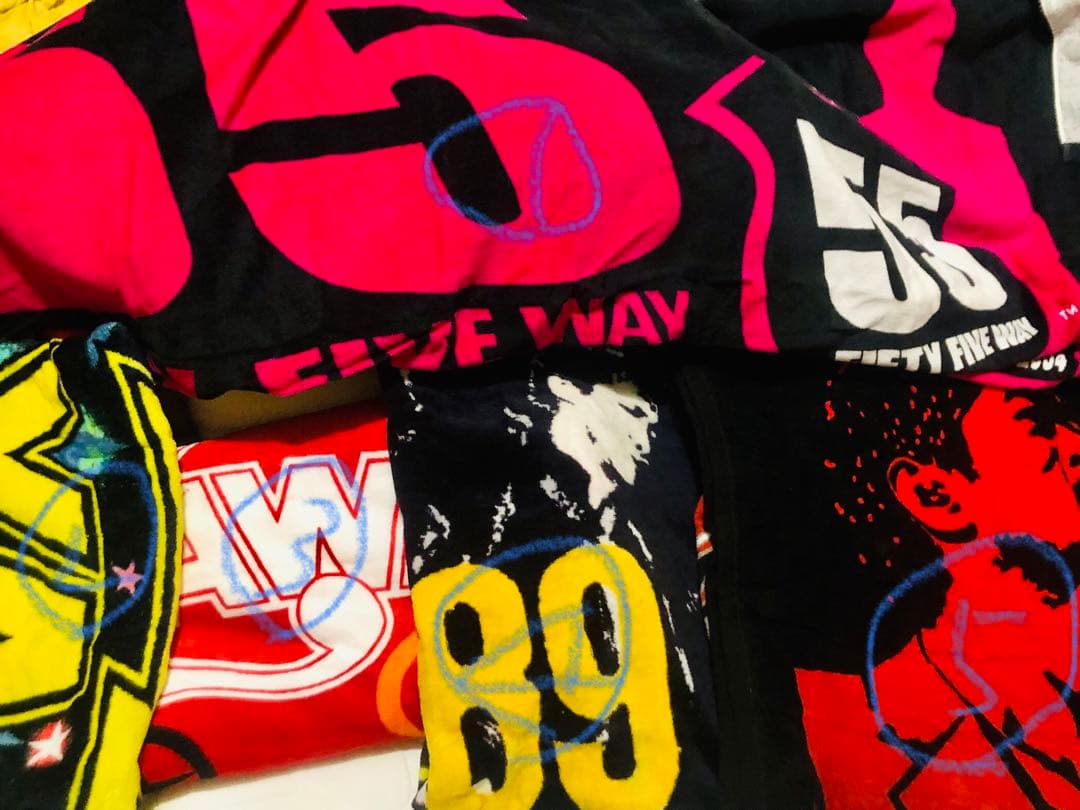 矢沢永吉ビーチバスタオルとフェイスタオル