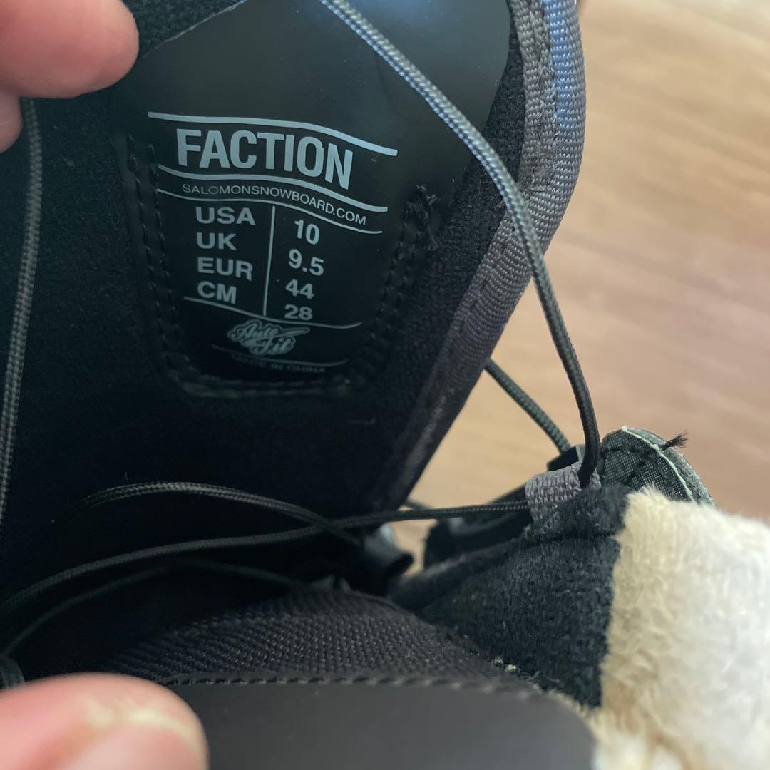 【美品】サロモン　FACTION 28cm スノーボードブーツ