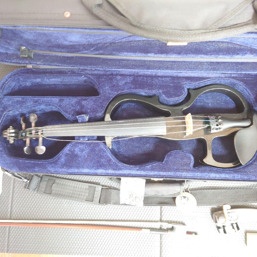 【匿名配送】 Valente EVN-27 エレキバイオリン ブラック