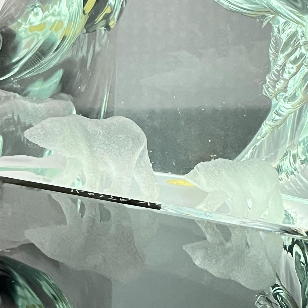 【Kosta Boda】ガラス クマのオブジェ / ペーパーウェイト