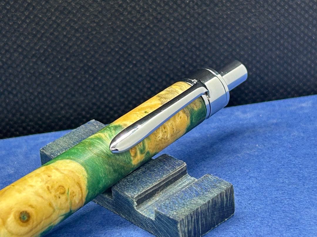 【早い者勝ち】メープルスタビライズドウッド　ボールペン0.5 金色金具変更