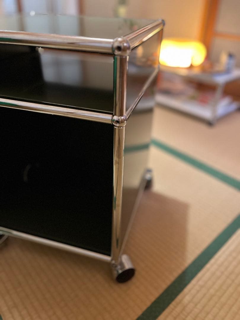 USMハラー サイドボード ドロップダウンドア　オリーブグリーン