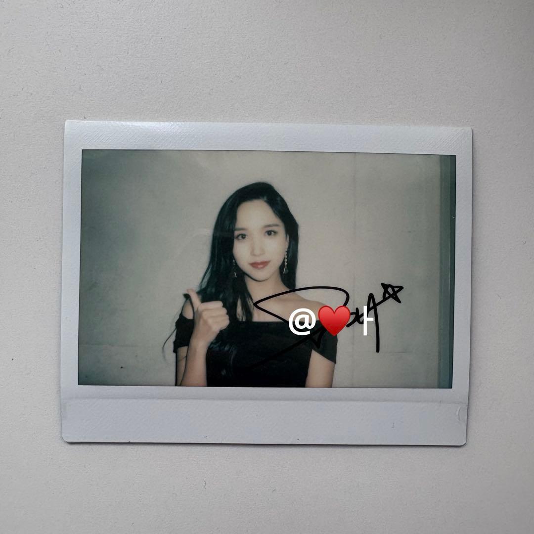 TWICE ミナ サイン入りチェキ