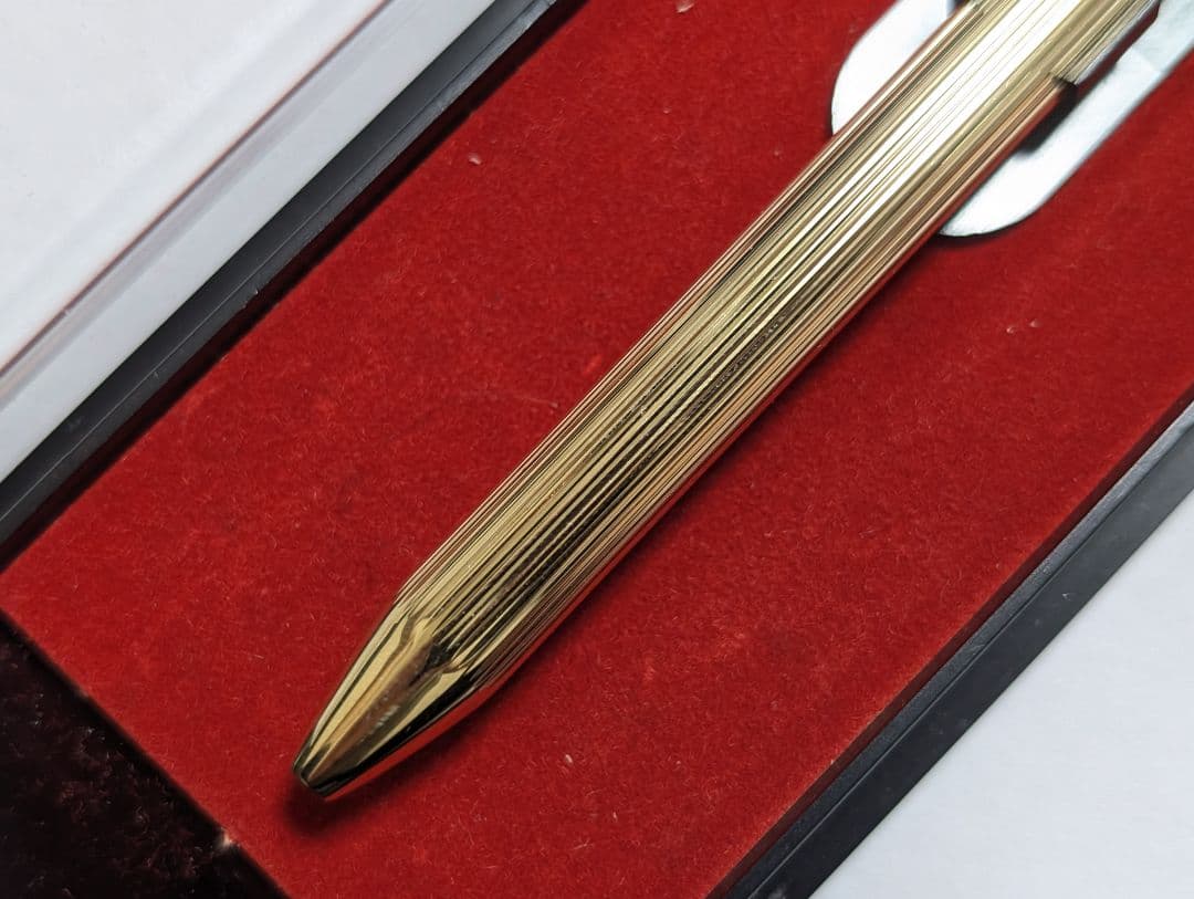 ZEBRA　シャーボ　金張り　18k-AGM　廃盤シャープペンシル　多機能ペン