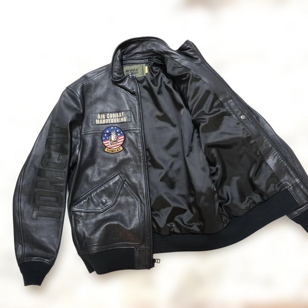 【入手困難】 AVIREX CWU LEATHER レザー　トップガン