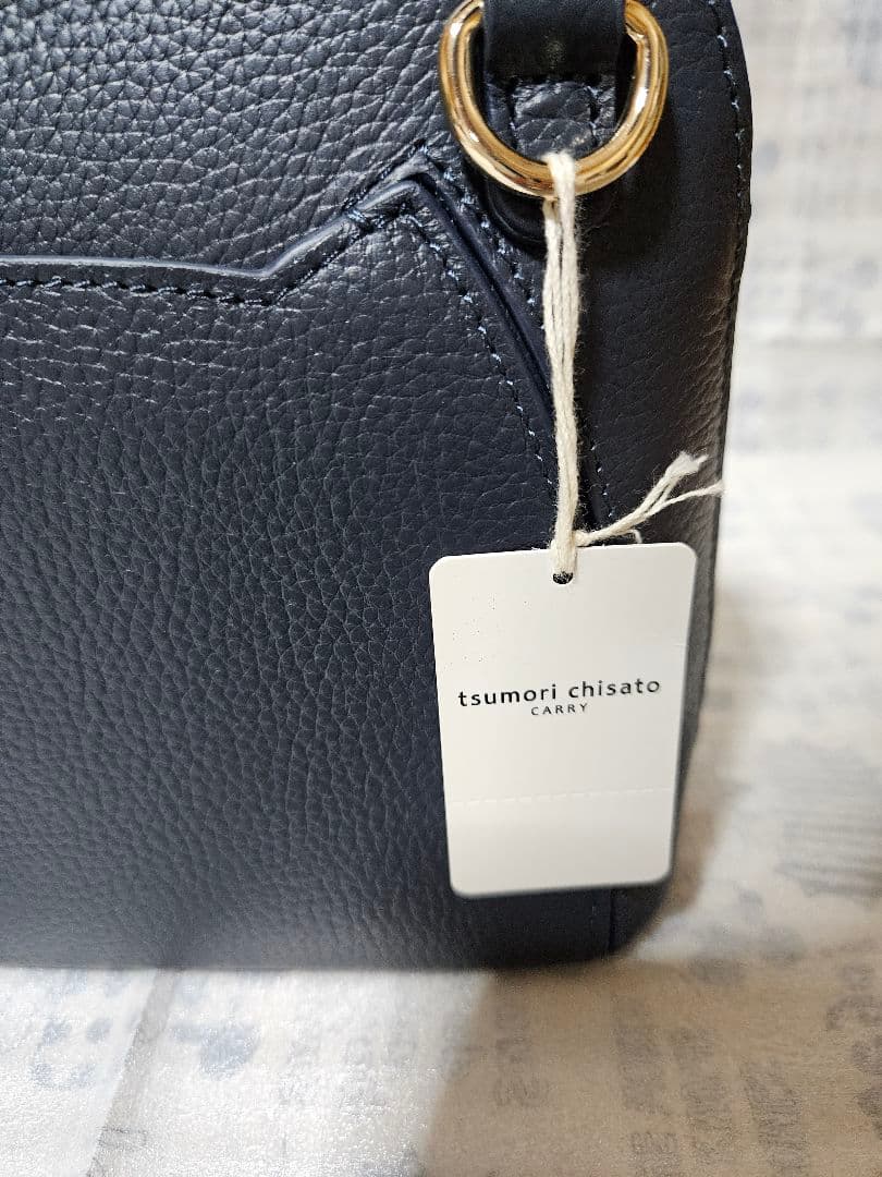 tsumori chisato ネイビー ネコ ショルダーバッグ