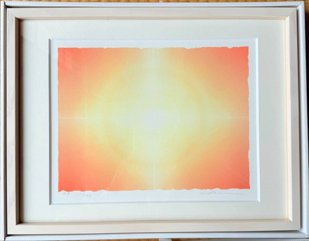 箱付きchieart 作品 版画 「Centering」 CD3枚　4点セット