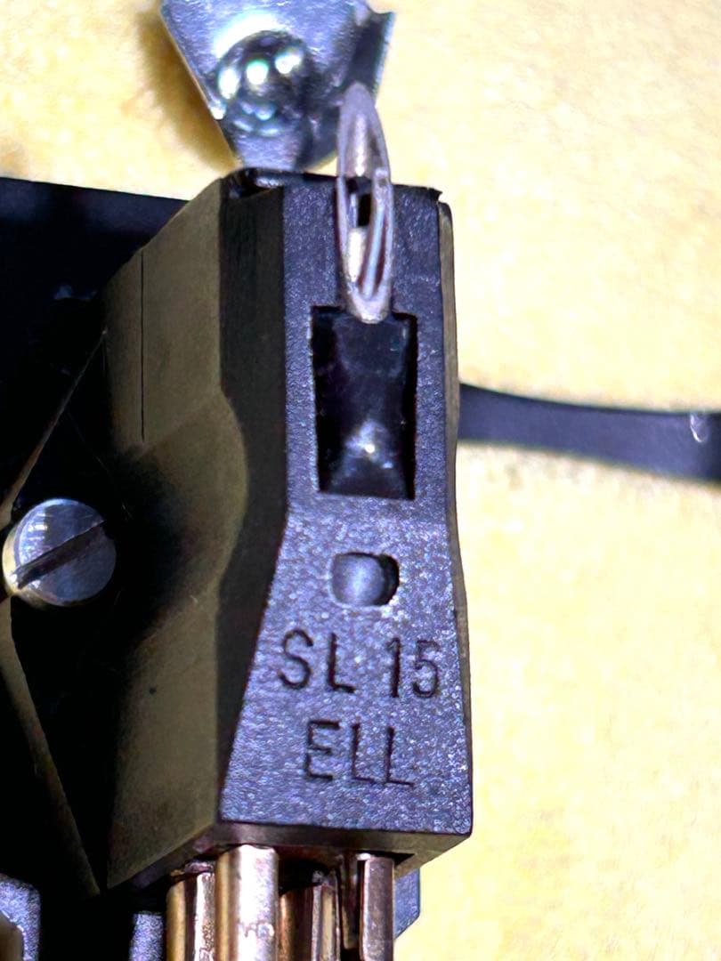 オルトフォンSL15(ELL) MCカートリッジ　純正シェル、リード線