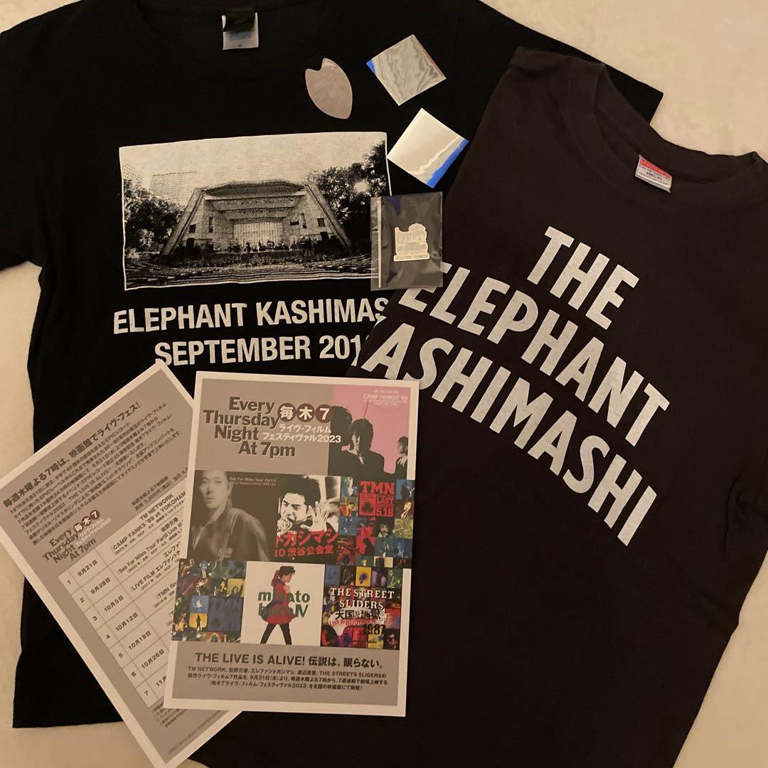 エレファントカシマシTシャツS 2枚➕野音ピンバッジとおまけ付き②