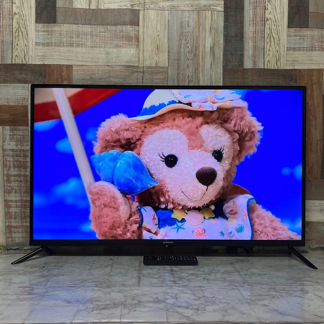 即日受渡❣️全国送料込4年前購入マクスゼン43型液晶TVゲームモード搭載。