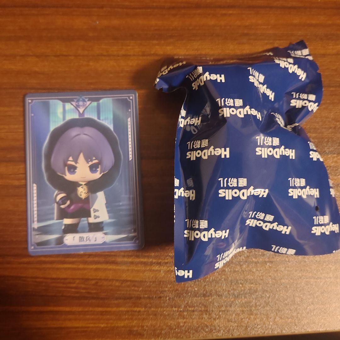 原神 ファデュイ ホログラムカード[タルタリヤ]シークレットと散兵ミニフィギュア