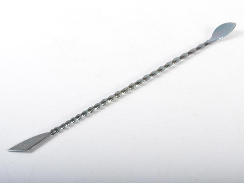 人間国宝　金工家　奥山峰石作　鍛金　マドラー　共箱　V　R4614