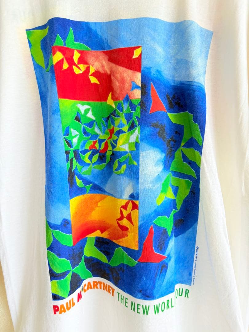 デッドストック 90s USA製 ポールマッカートニー Tシャツ