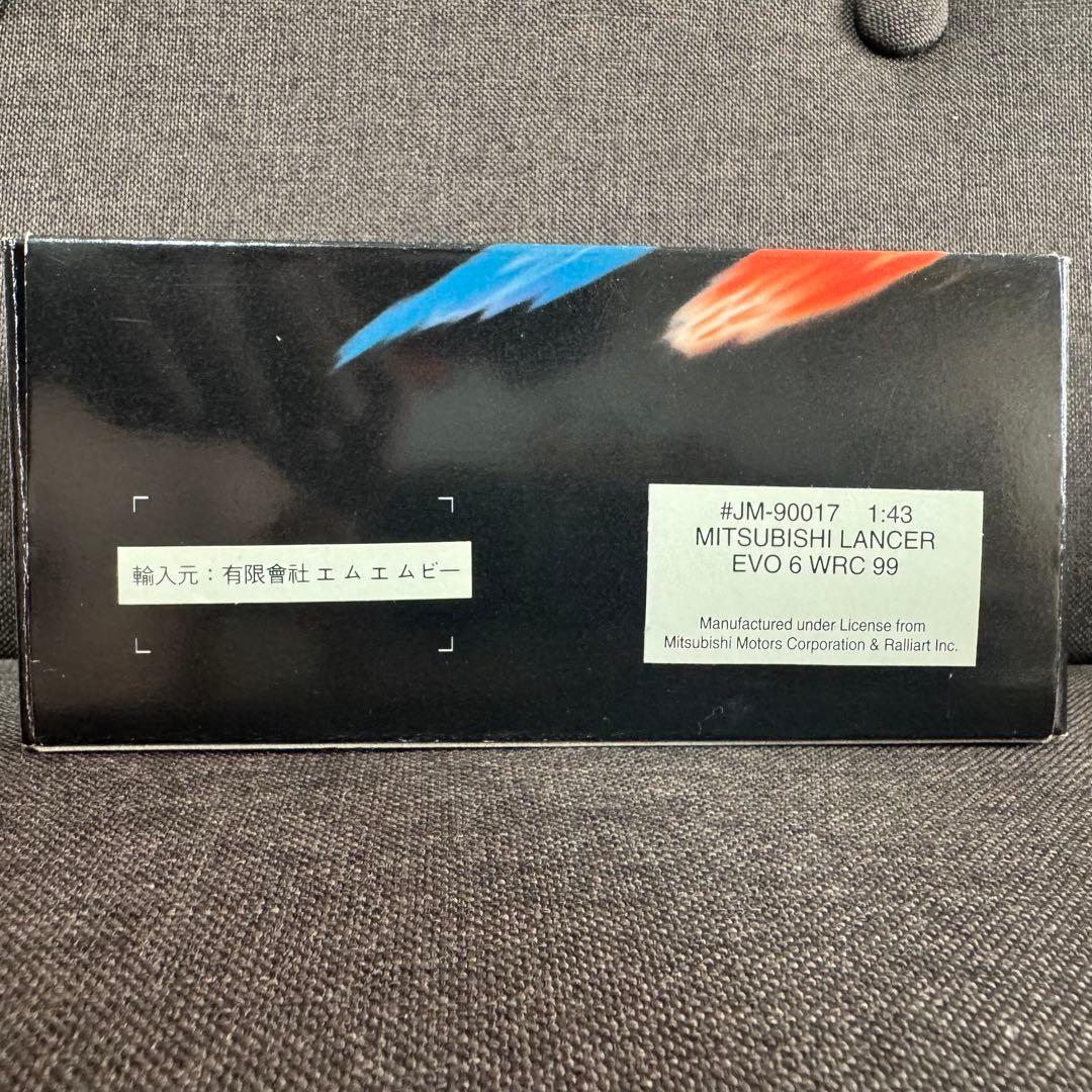 ミニカー MITSUBISHI LANCER EVO 6 WRC 99 1:43