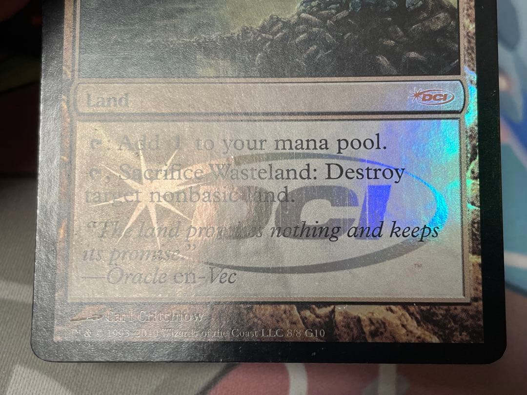 MTG 不毛の大地 プロモ Foil 4枚セット