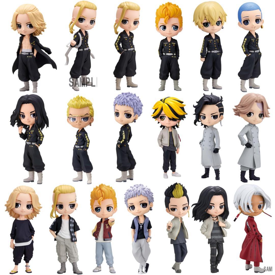 東京リベンジャーズ　Qposket フィギュア　18個+1個　セミコンプ