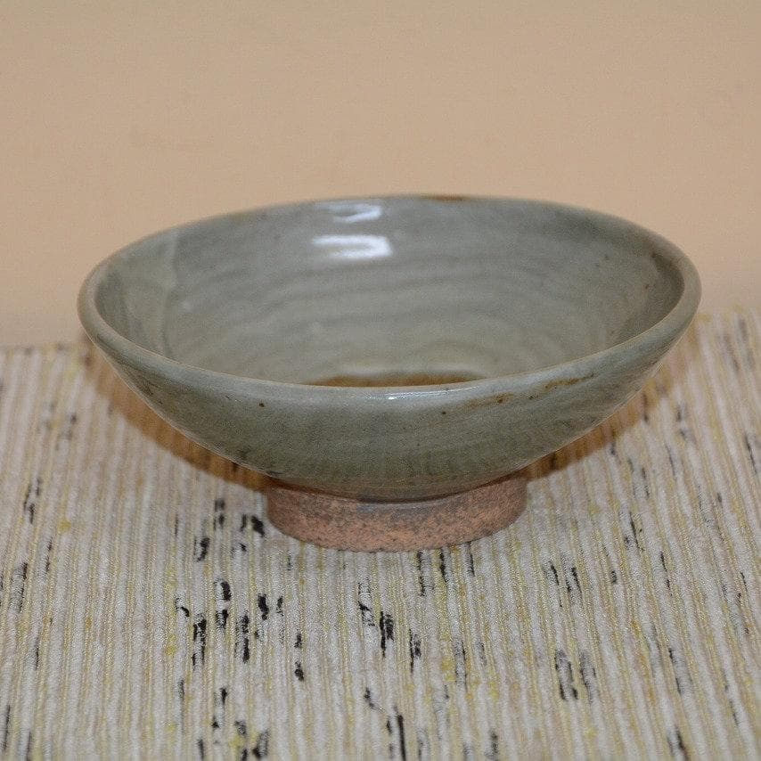 茶道具　膳所平茶碗一双　表千家　久田無適斎造　中古品　送料無料