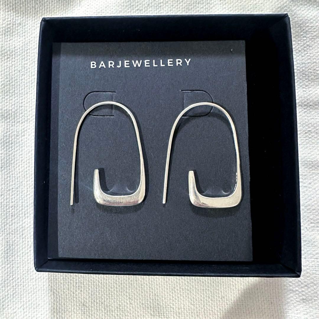 BAR JEWELLERY ピアス　シルバー925 ミニシルバーフックピアス
