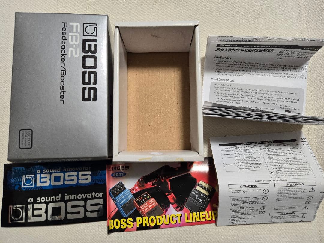 BOSS FB-2 箱取説あり