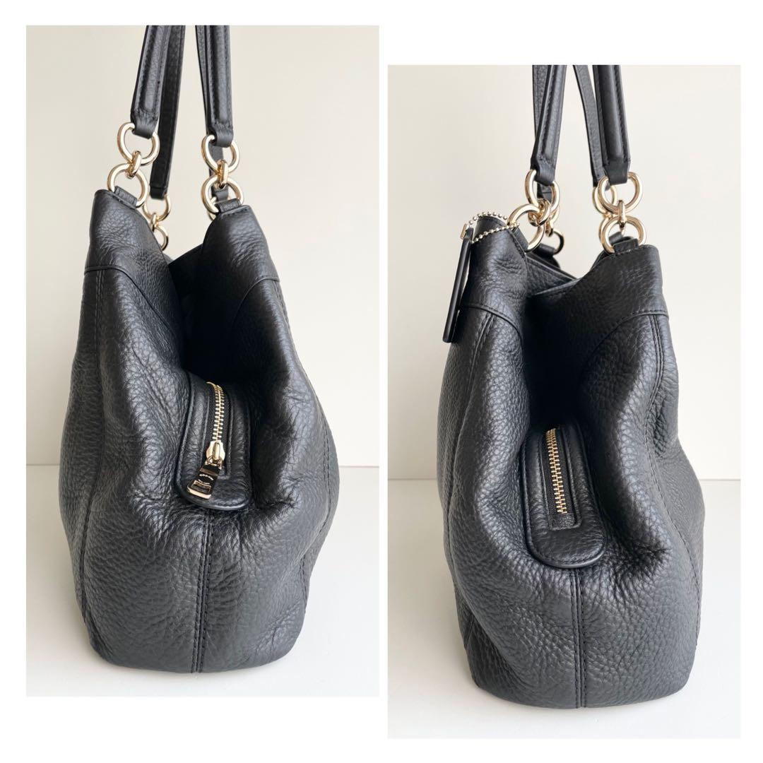 コーチ COACH トートバッグ レクシー レザー ブラック ほぼ新品