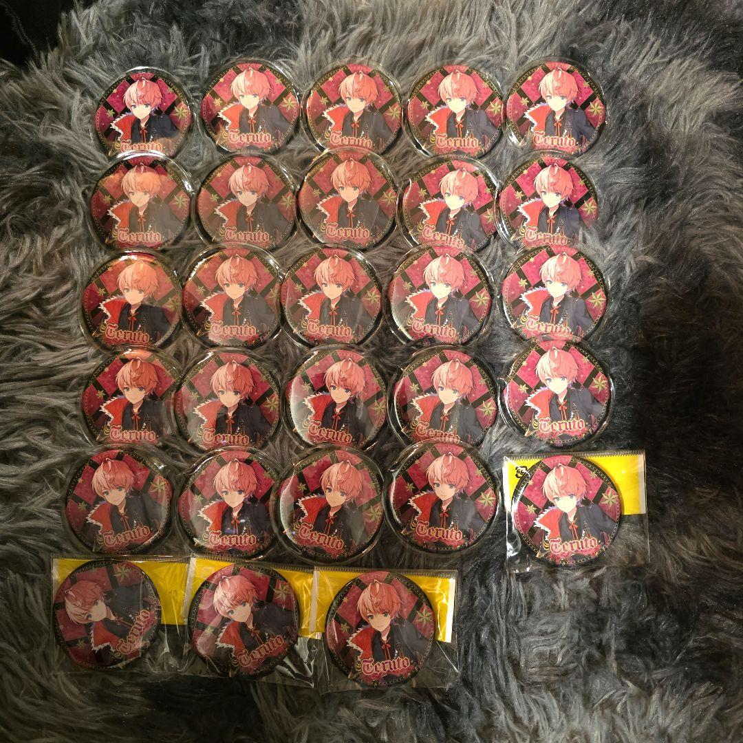 騎士X てるとくん 缶バッジ