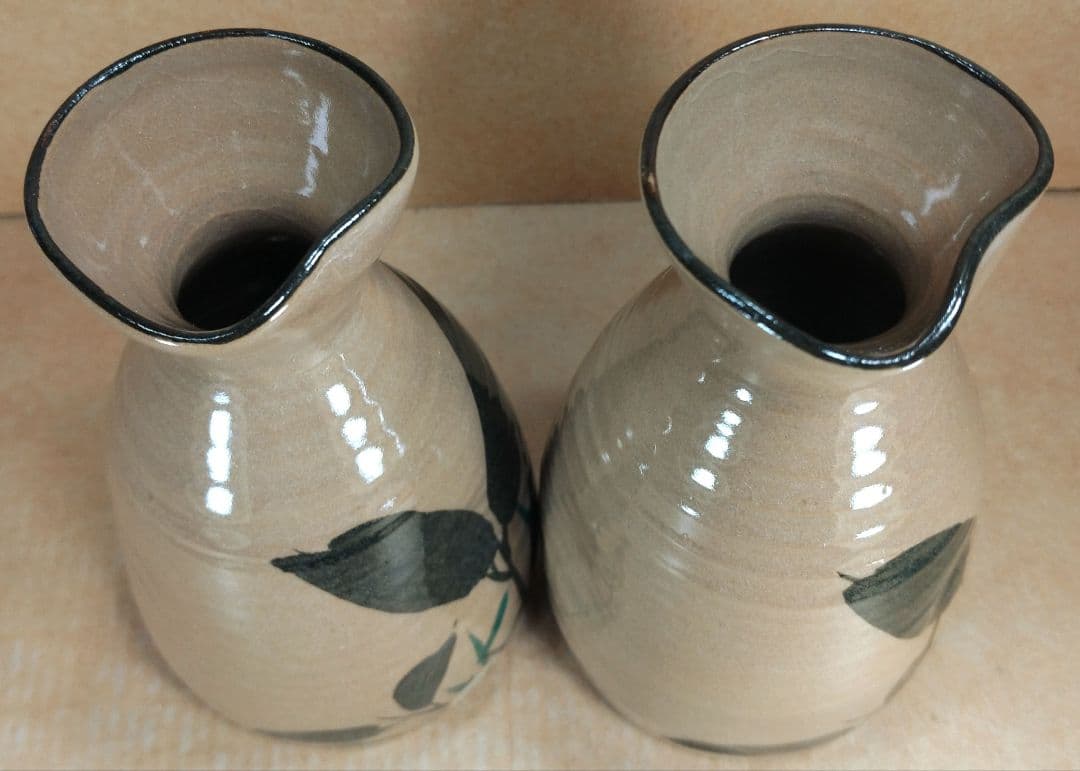 【本物保証】永楽善五郎 十六代 即全 乾山写笹酒瓶 一対 共箱 美品 京焼