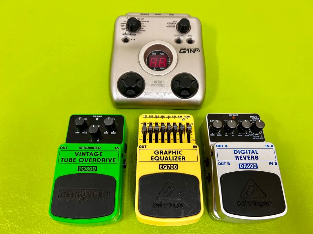 Behringer ギターエフェクターセット TO800 EQ700 DR600