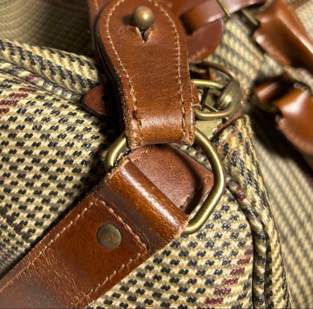 POLO チェック柄 ボストンバッグ　ポロ　旅行バッグ