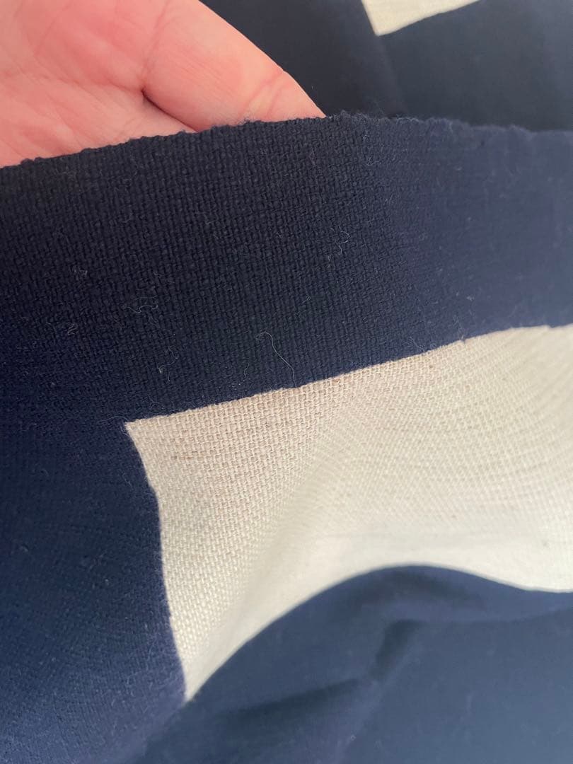 光原社　のれん　民藝品　工芸品　暖簾　型染　藍色　こけし