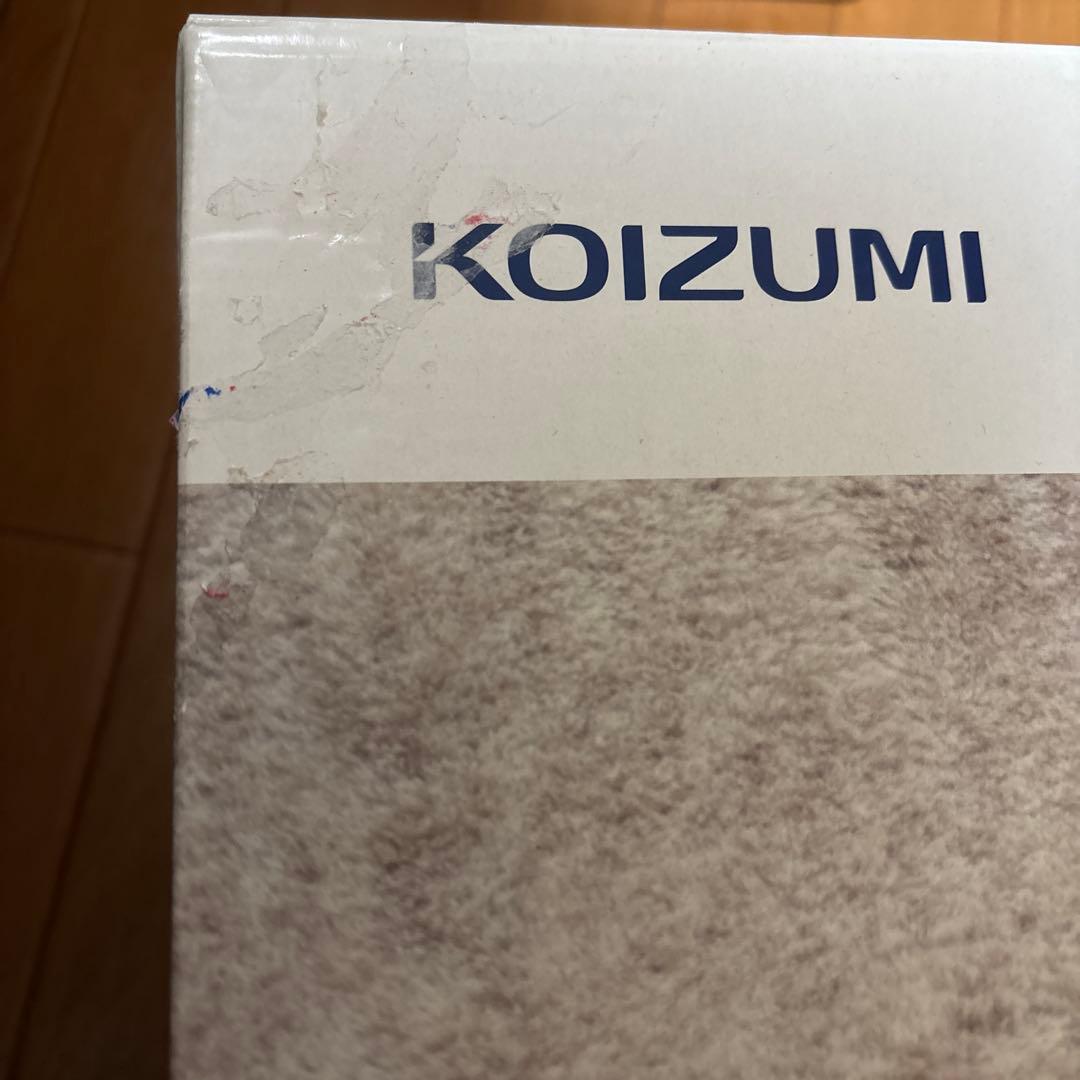 小泉 コイズミ 電気毛布 掛敷毛布 ラビットファー調 KDK-75231R
