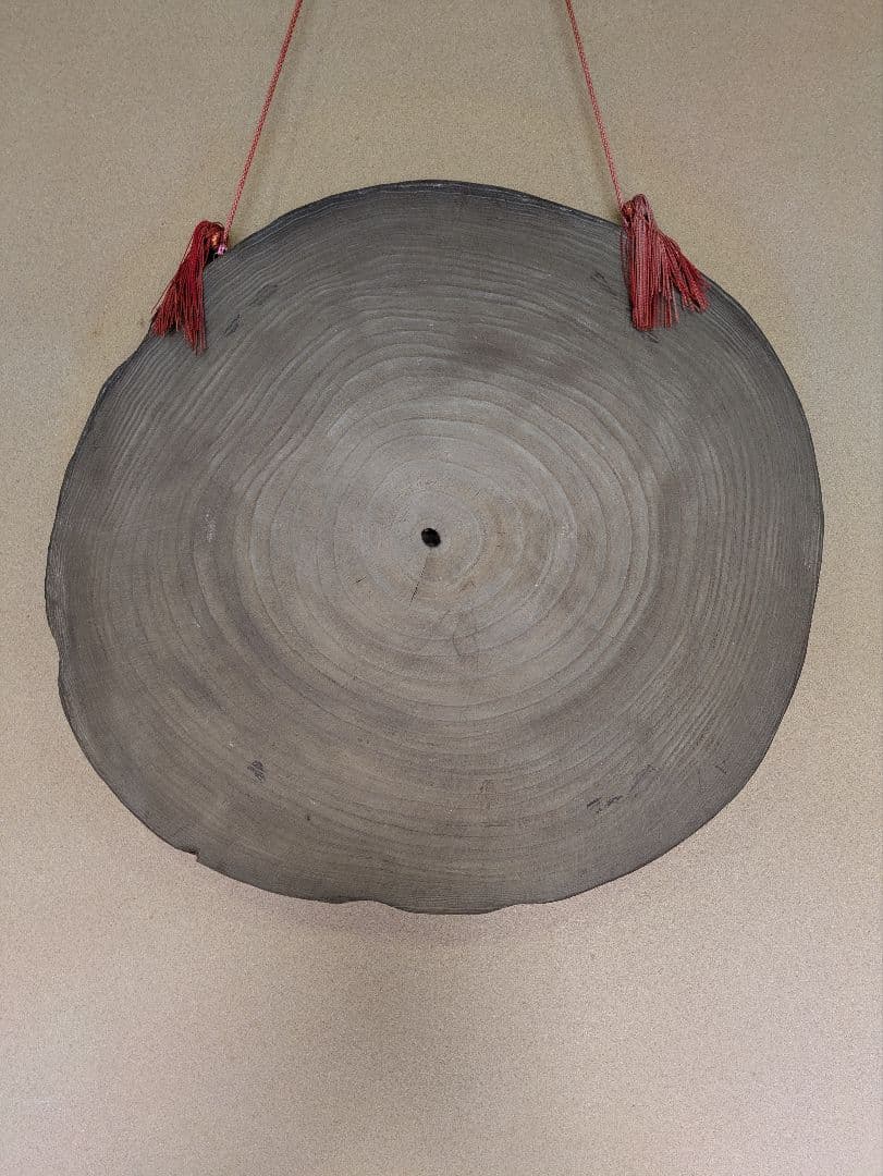 桐製　壁掛け　壁飾り　輪切り　年輪　床の間　玄関