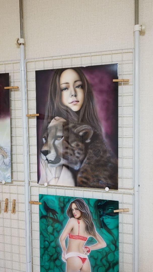 美女と豹 A2サイズ