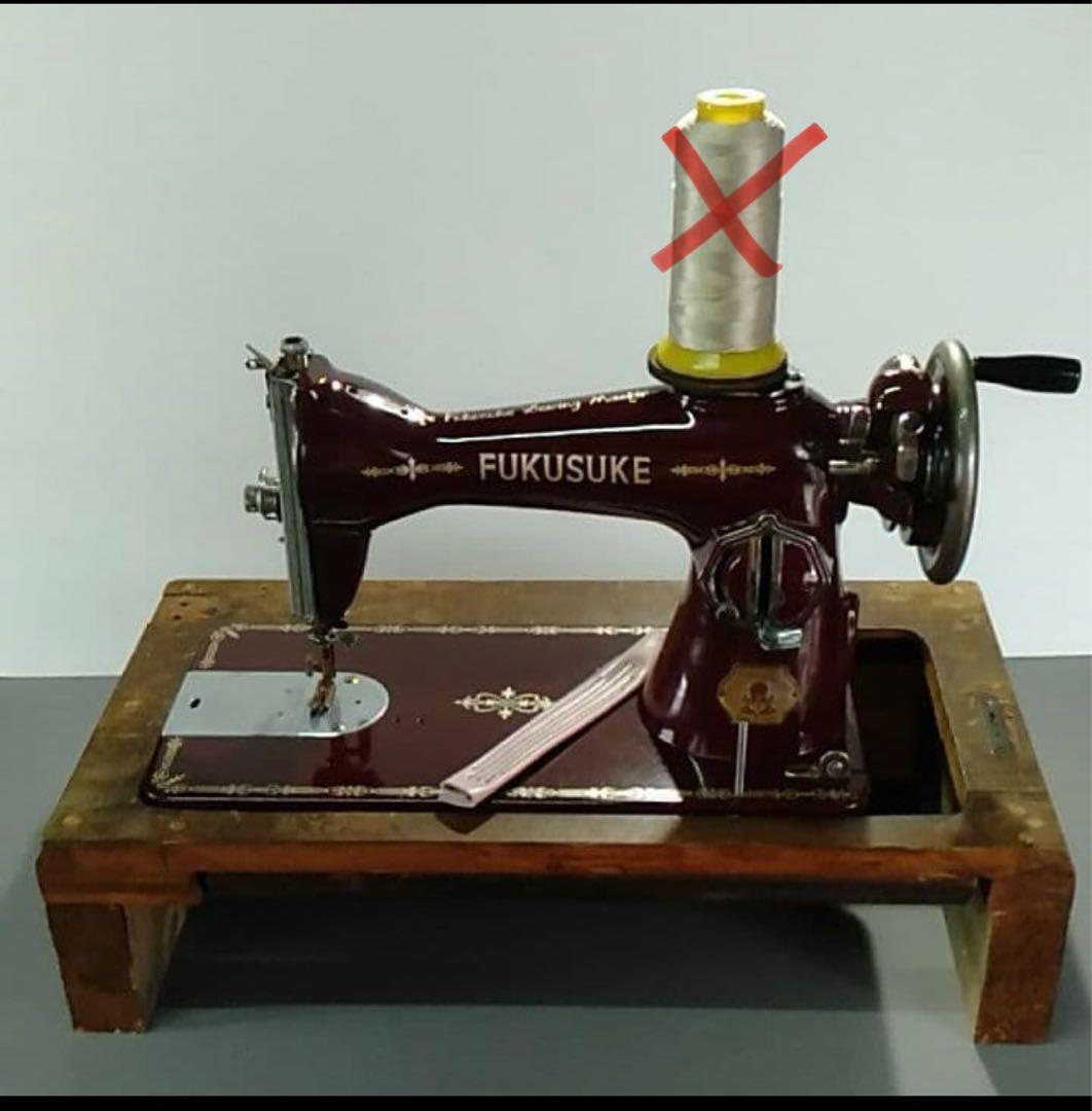 福助ミシン アンティーク FUKUSUKE 普通～革 帆布 レザー 手芸