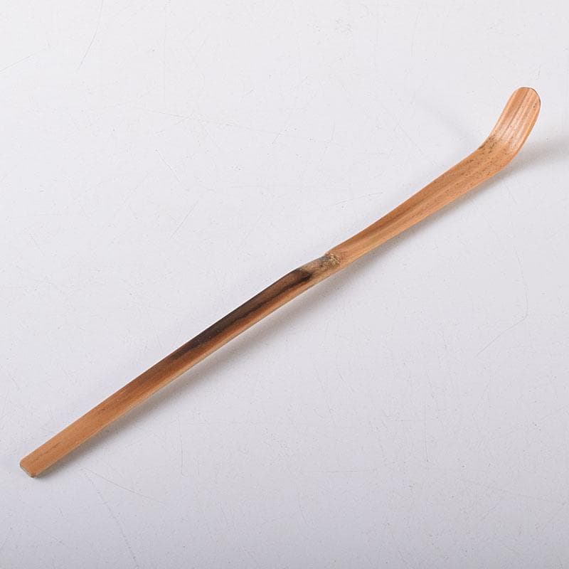 ヒロ　竹高斉作　茶杓　銘「友」　前大徳　須賀玄道書付共筒共箱　V　7268