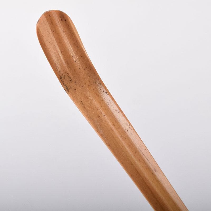 ヒロ　竹高斉作　茶杓　銘「友」　前大徳　須賀玄道書付共筒共箱　V　7268