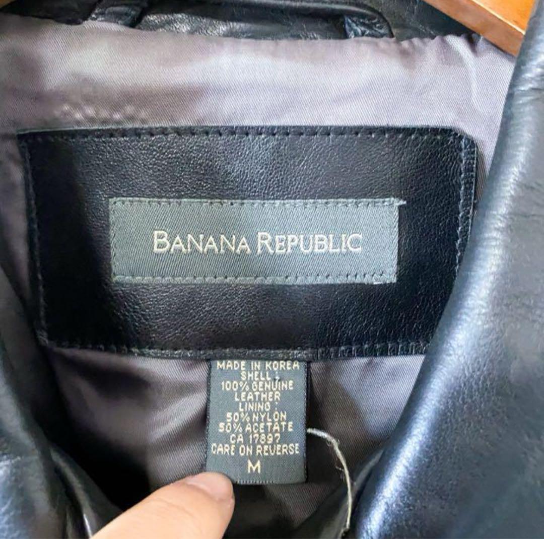 90s banana republic レザージャケット
