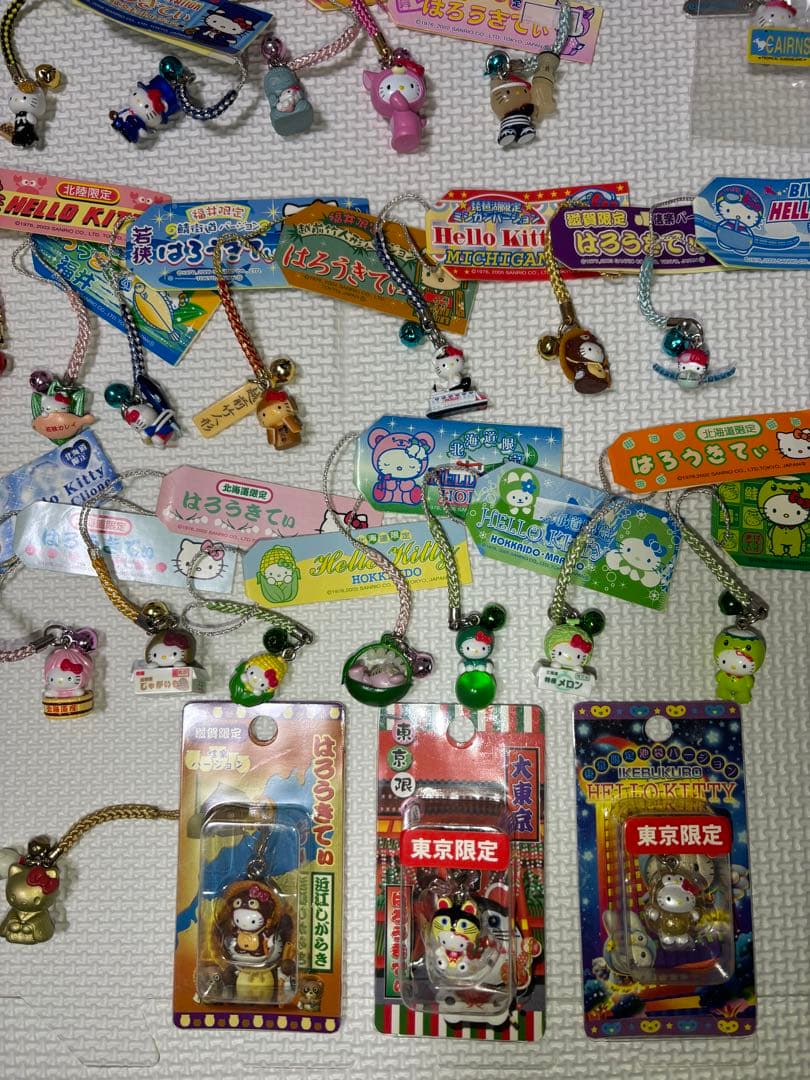 ご当地キティ　根付け　77点セット