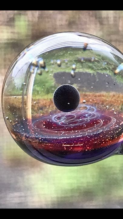 【再値下げ!【抽選新品】宇宙ガラス +α 赤系ブラックオパール 正規品 戸水賢志