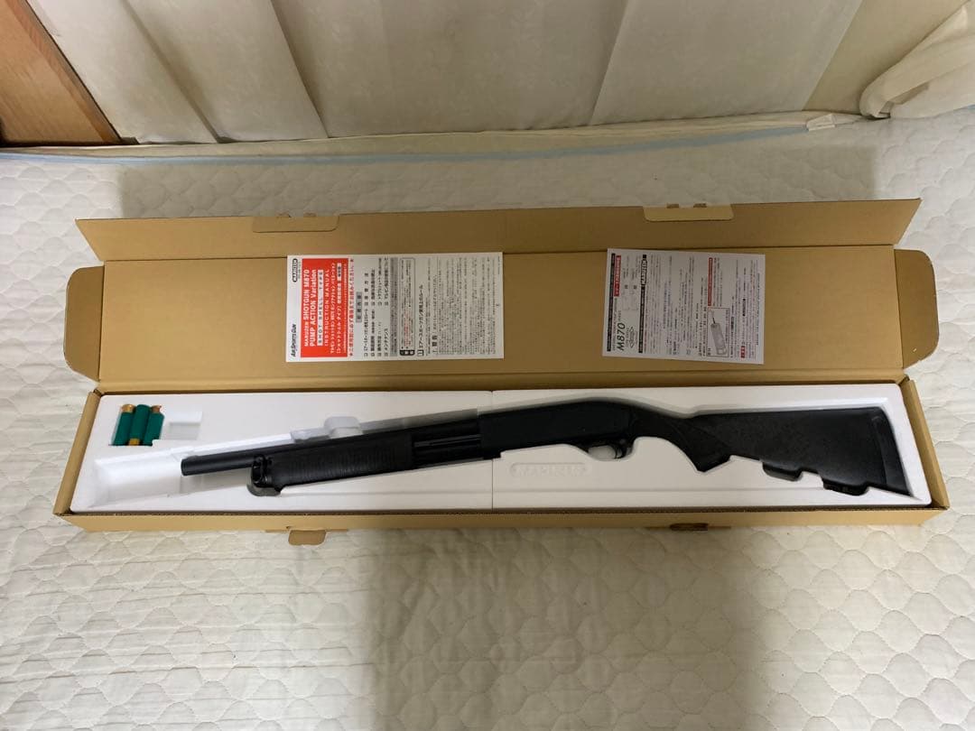 マルゼンm870 ガスガン ショットガン ブラックバージョン