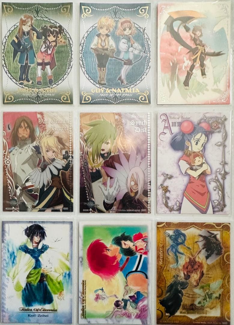 テイルズオブシリーズ/BOX特典カードセット/非売品