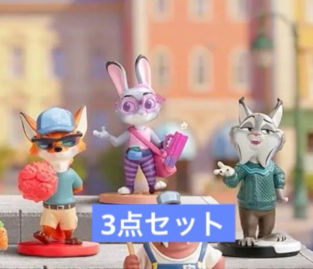 ズートピア2 ポップマート　POPMART ニック　ジュディ　パウバード