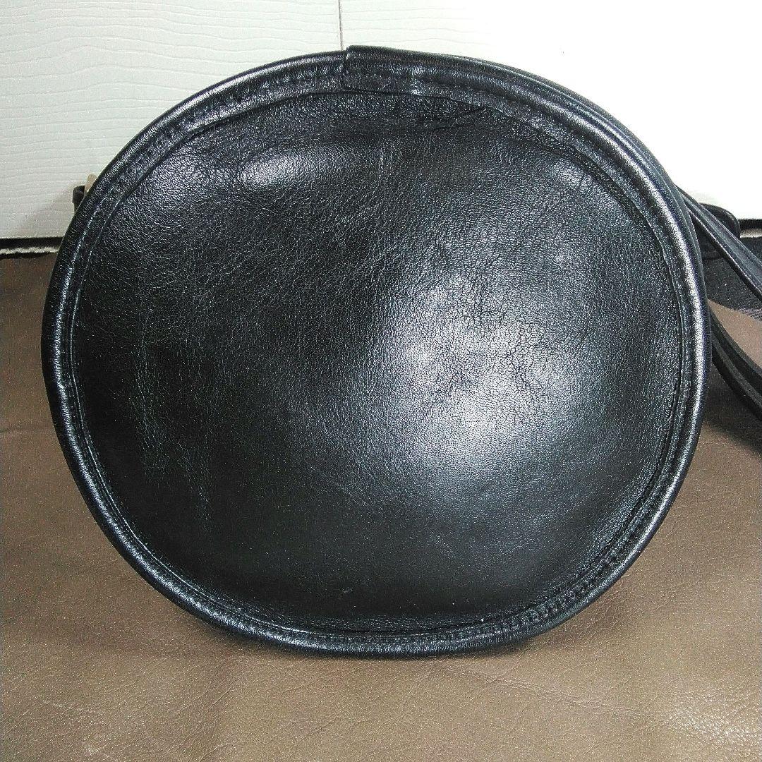 ❮USA製❯オールドCOACHレザーバケット型ショルダーバッグ