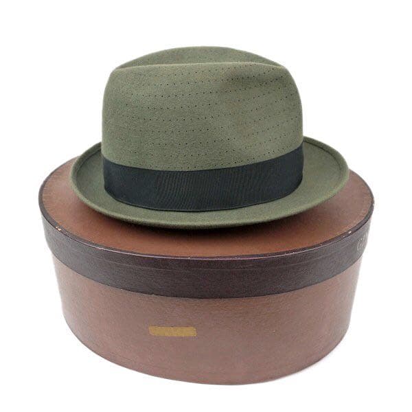 ビンテージ70sボルサリーノ フェドラ ハット帽子イタリア トラヤ 古着 子供用