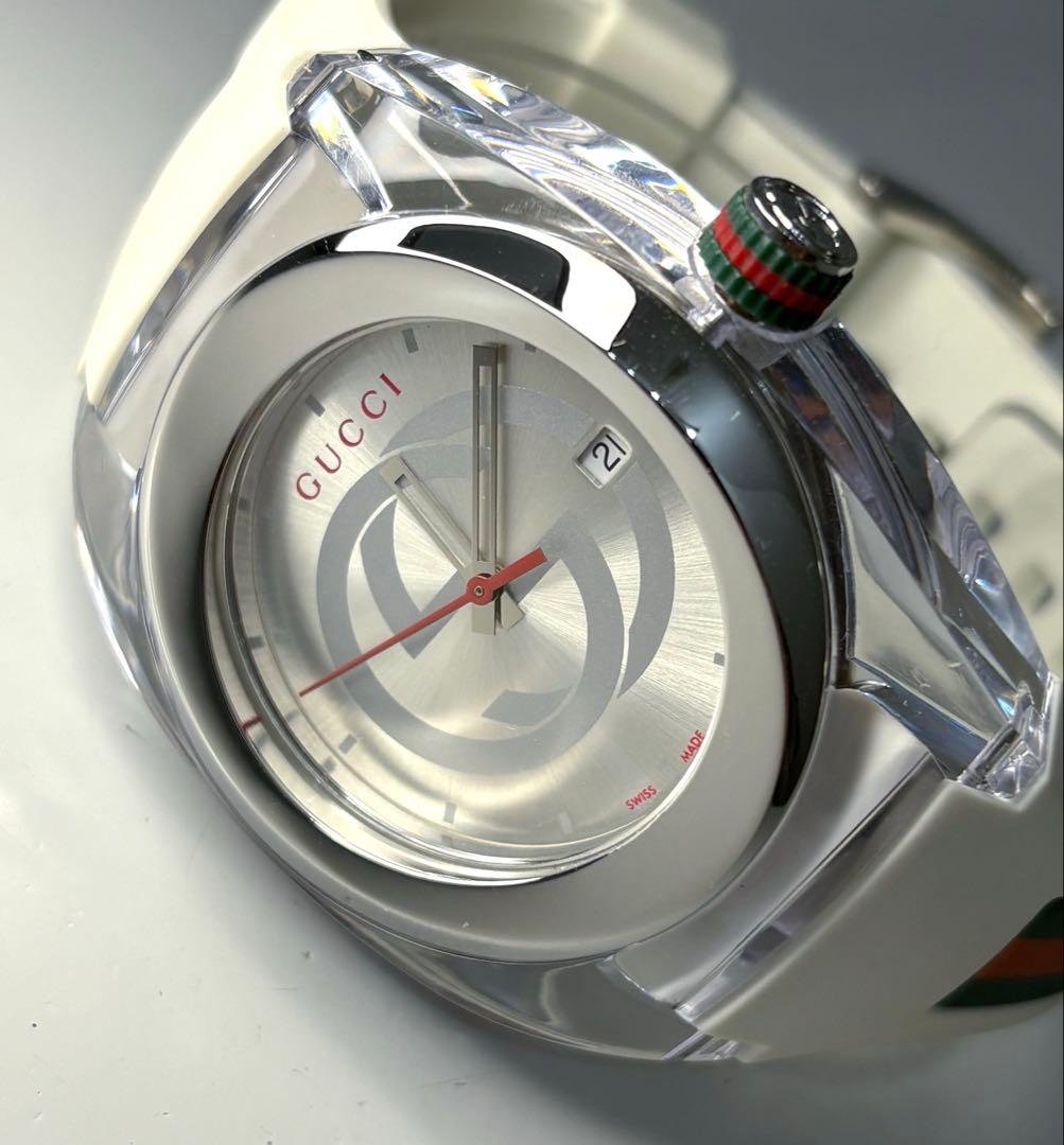 【新品電池】GUCCIグッチ SYNCシンク 137.1 メンズ腕時計