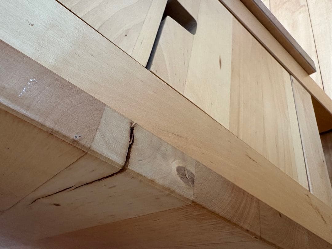 木製折りたたみダイニングテーブル　NORDEN ノールデン, バーチ,