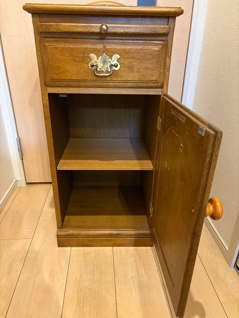 希少　karimoku / カリモク 電話台 FAX台 レトロ　アンティーク