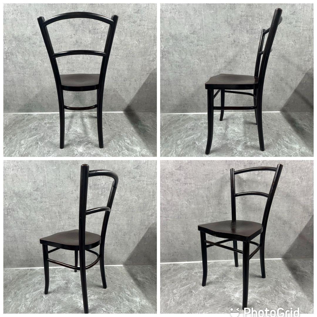 英国イギリスアンティーク ベントウッドチェア ムンダス社 曲木椅子　2脚