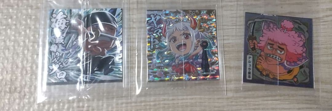 ワンピースウエハースシール log.6 コンプリート 金ニカ３枚