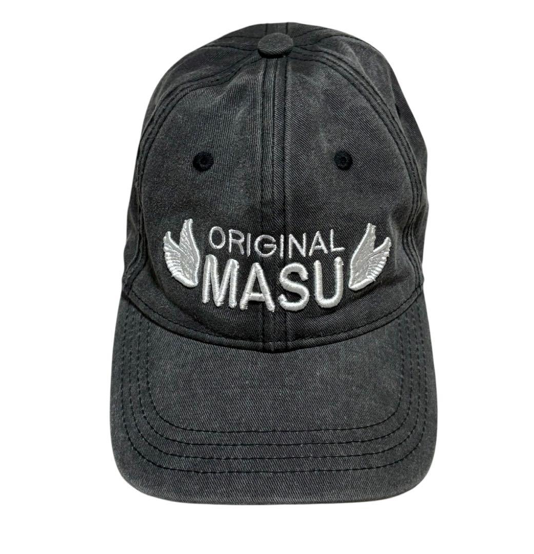 MASU Original Masu Cap Faded Black タグ付き